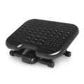 Kensington sole massage adjustable footrest - ergonomic design - black