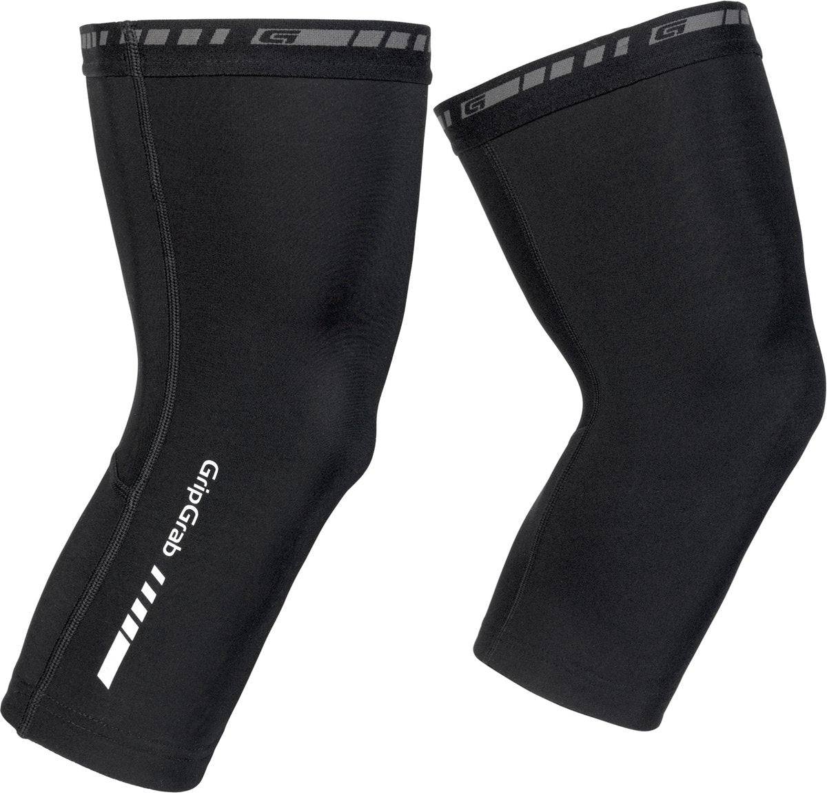 Gripgrab - classic thermal knee warmers spring autumn bicycle knee pads cycling knee warmers - black - unisex - size s-0