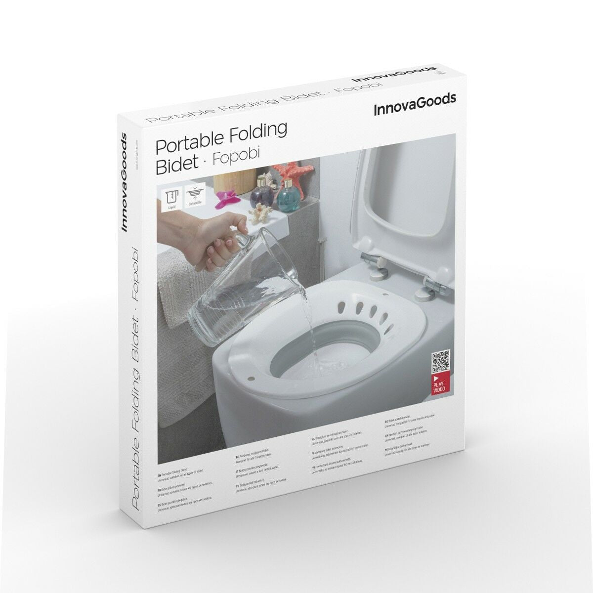 Portable Folding Bidet for Toilets Fopobi InnovaGoods-1