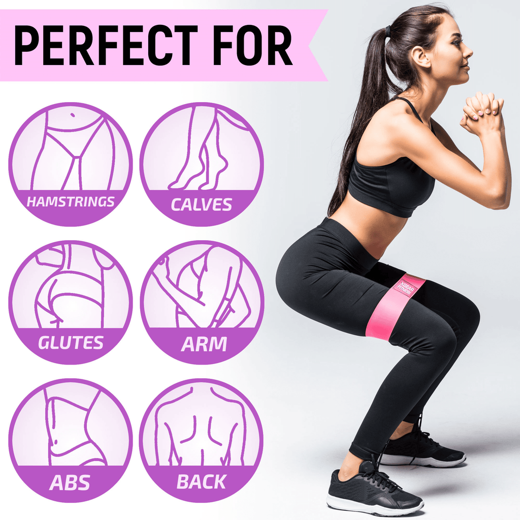 XGear Fitness -pakaratreeninauhat, 3 kpl setti