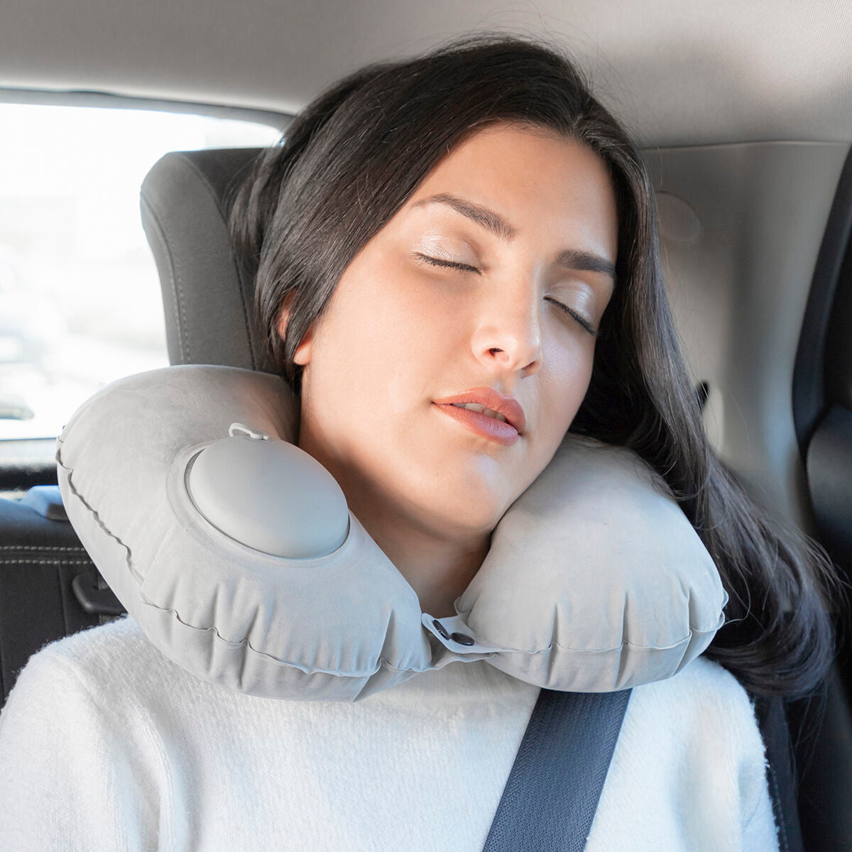 InnovaGoods Auto-Inflatable Neck Cushion-0