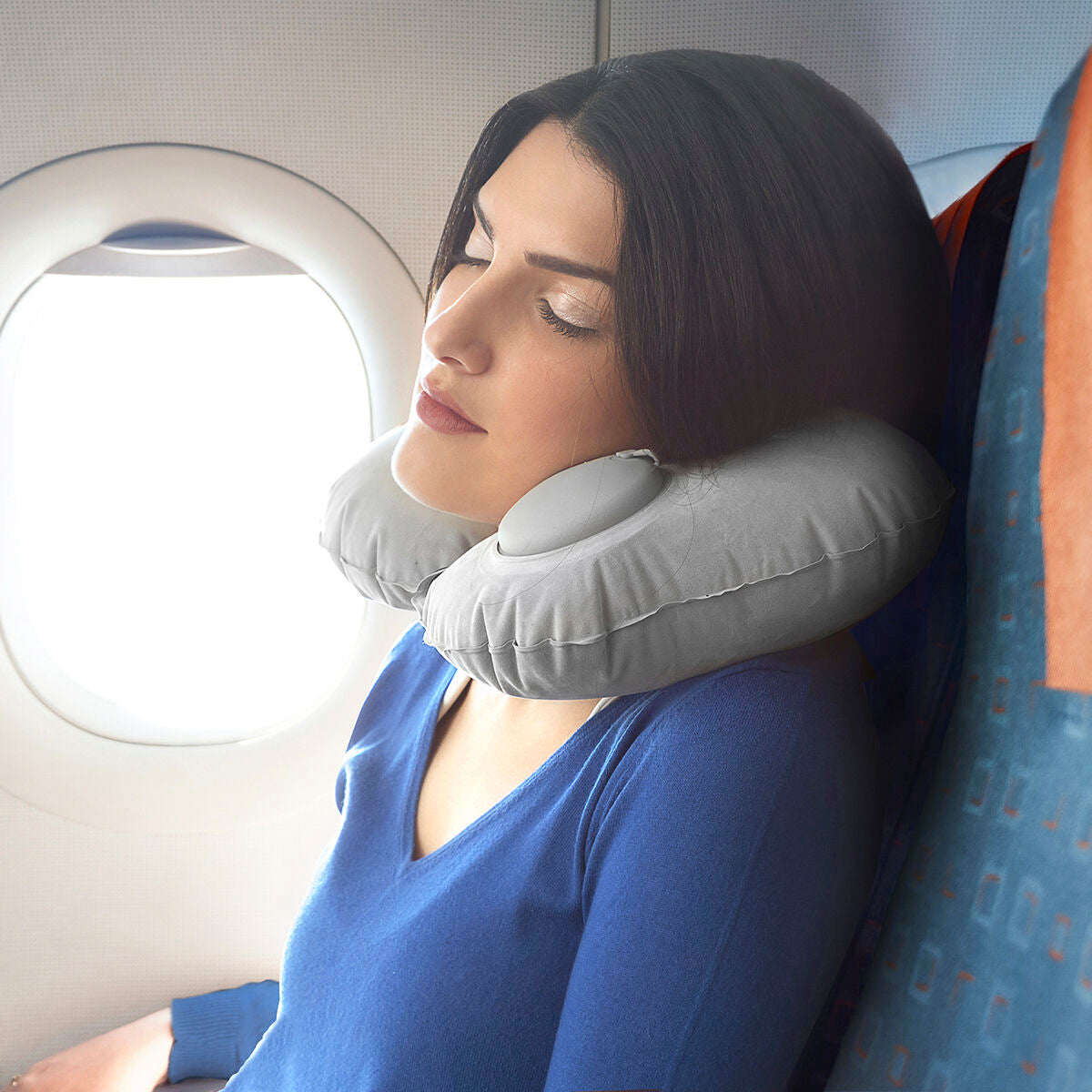 InnovaGoods Auto-Inflatable Neck Cushion-5