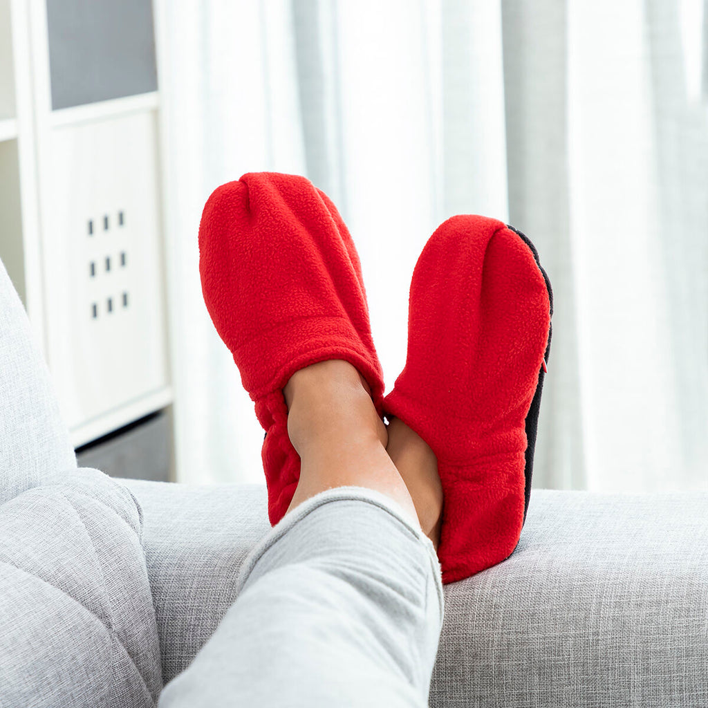 Microwavable Heated Slippers InnovaGoods Red-7
