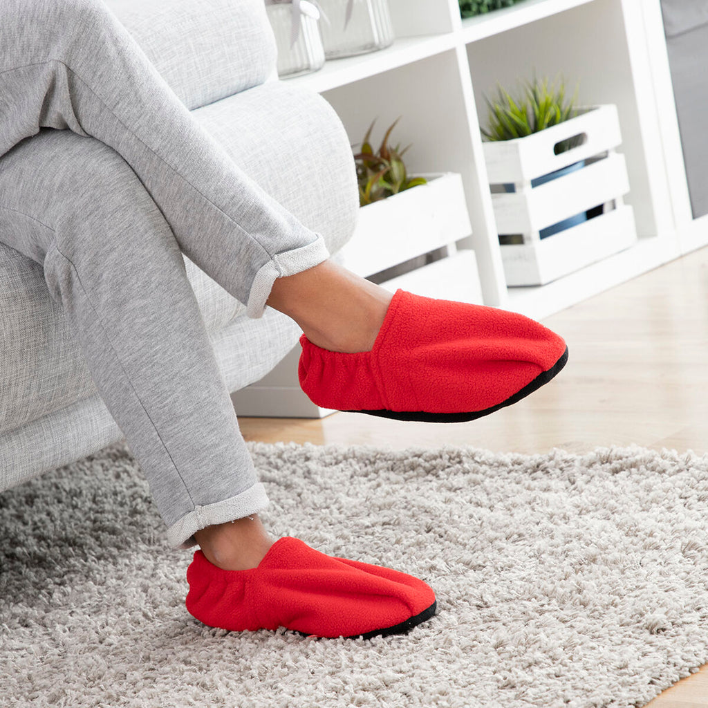 Microwavable Heated Slippers InnovaGoods Red-5