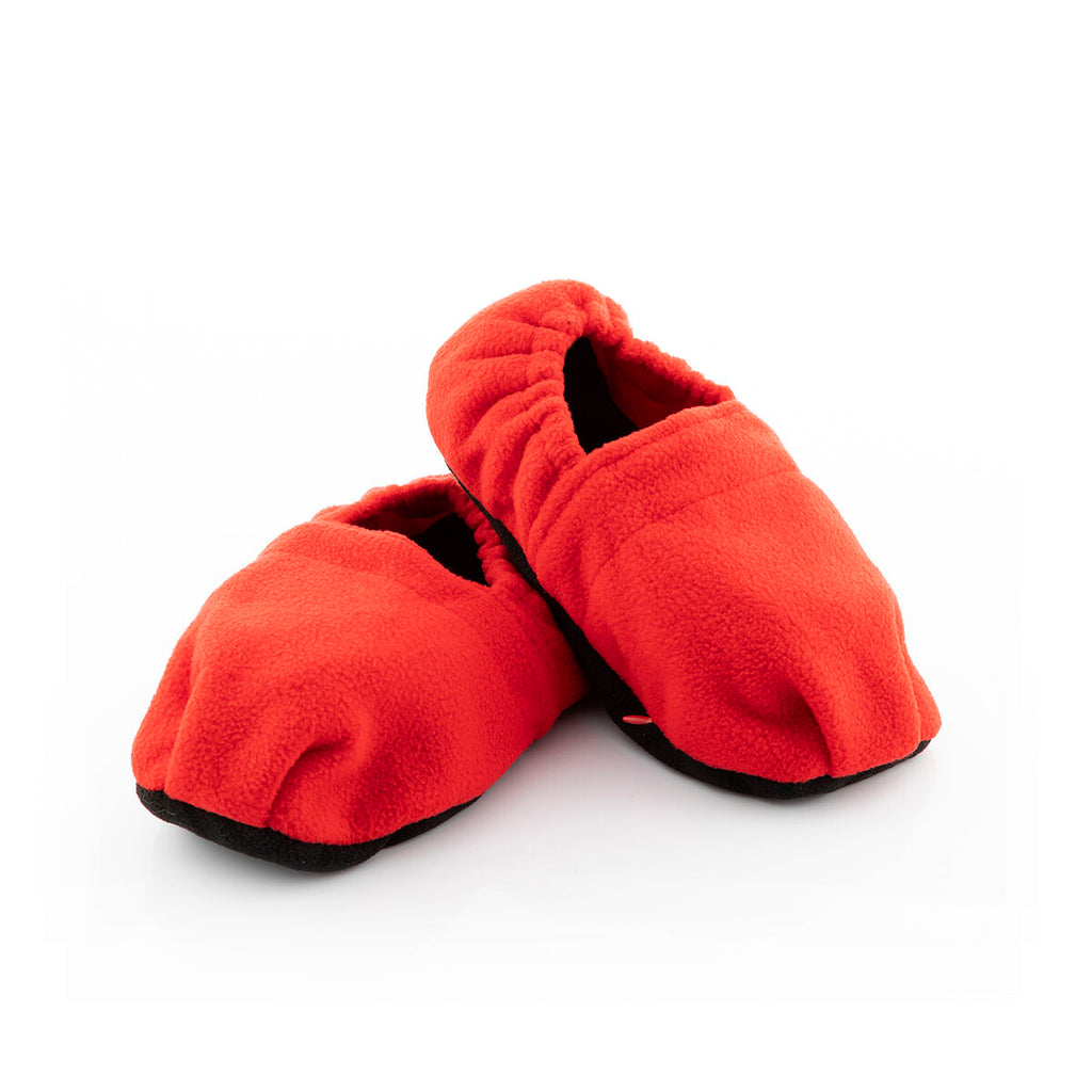 Microwavable Heated Slippers InnovaGoods Red-2