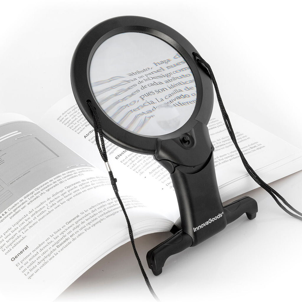 Hands-Free Magnifying Glass with LED light Zooled InnovaGoods-5