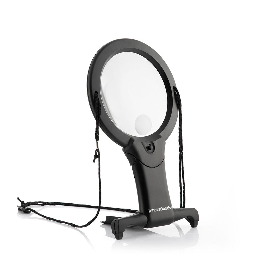 Hands-Free Magnifying Glass with LED light Zooled InnovaGoods-2