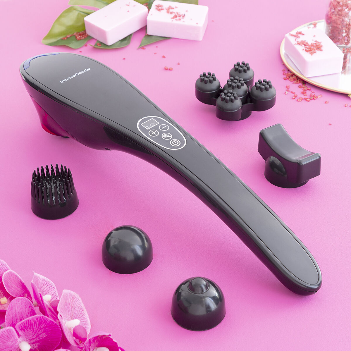Rechargeable Handheld Massager Masfin InnovaGoods-7