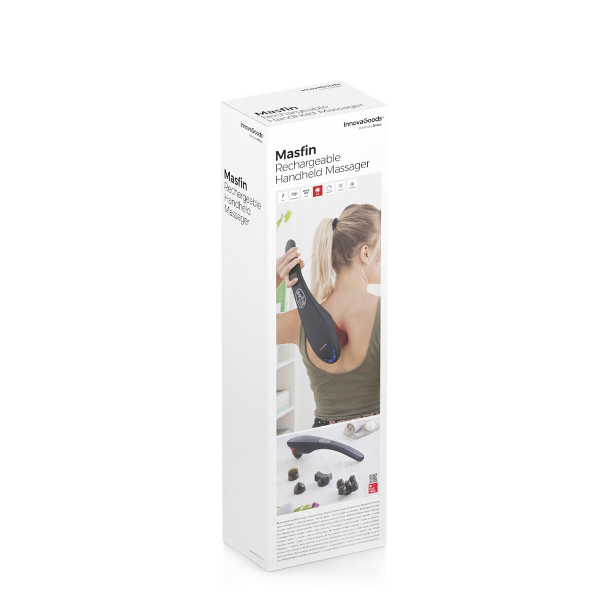Rechargeable Handheld Massager Masfin InnovaGoods-1