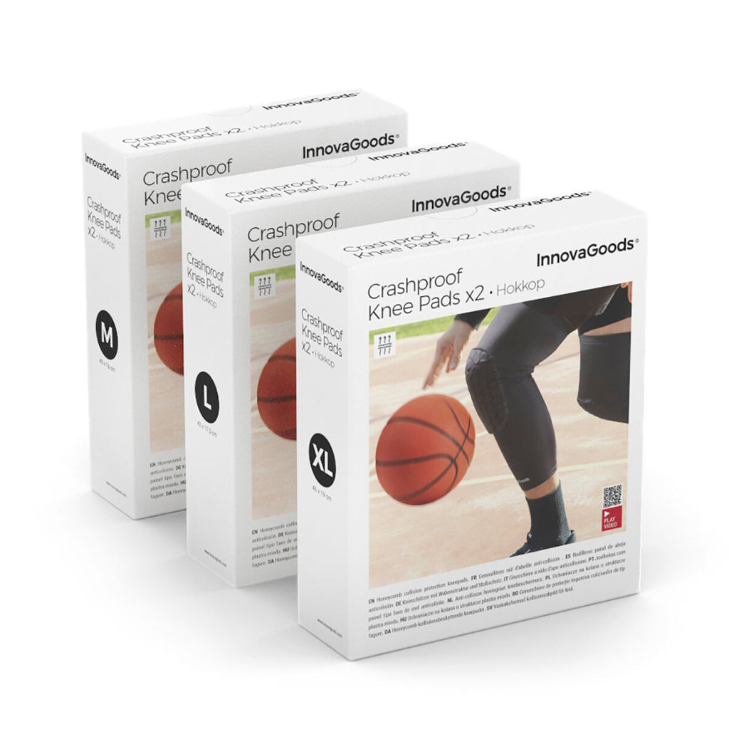 Honeycomb Anti-collision Knee Pads Hokkop InnovaGoods 2 Units