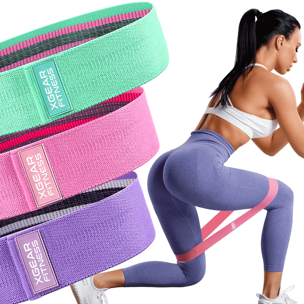 XGear Fitness -pakaratreeninauhat, 3 kpl setti