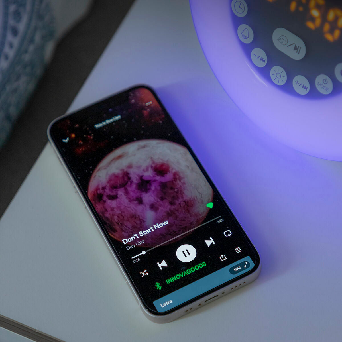 Rechargeable Sunrise Alarm Clock with Speaker Sunrilk InnovaGoods